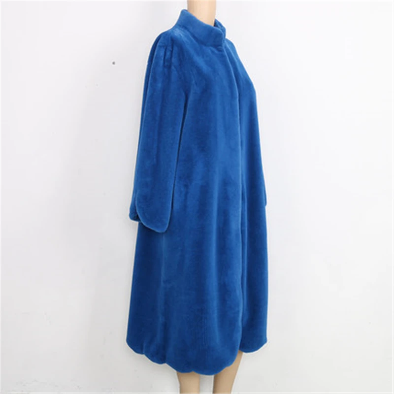 New Winter Women's fur coat women jackets in women winter fur coats loose long faux fur coat cardigan warm female outwear EE