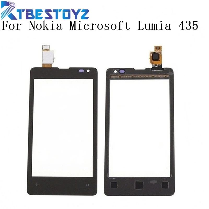 Сенсорный экран RTBESTOYZ для Nokia Microsoft Lumia 435 532 N435 N532 сенсорный ЖК дисплей дигитайзер