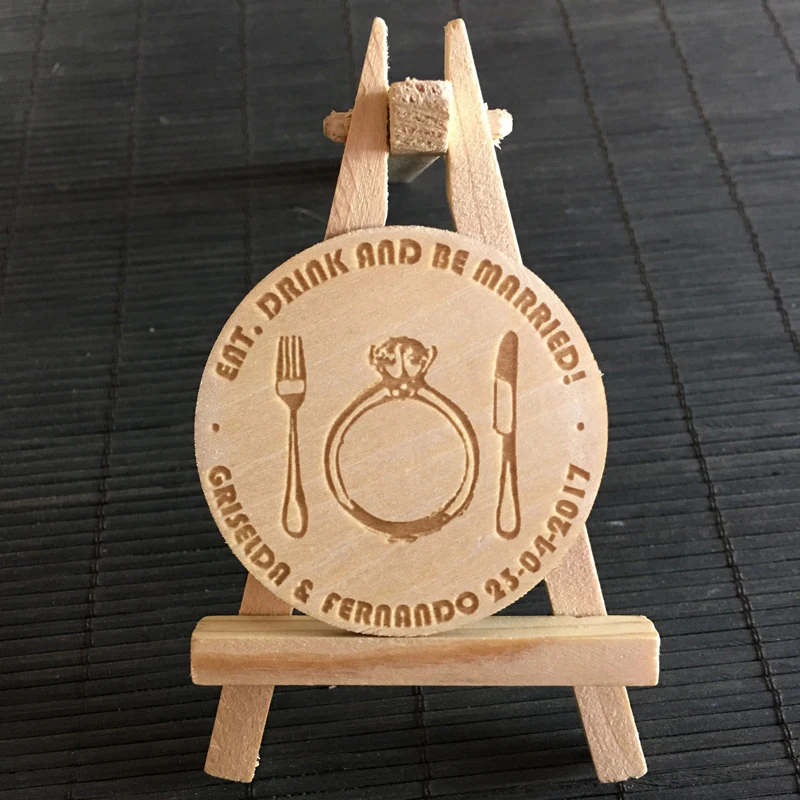 Сохраните дату сердце Деревенское свадебное уведомление сохраните магнит