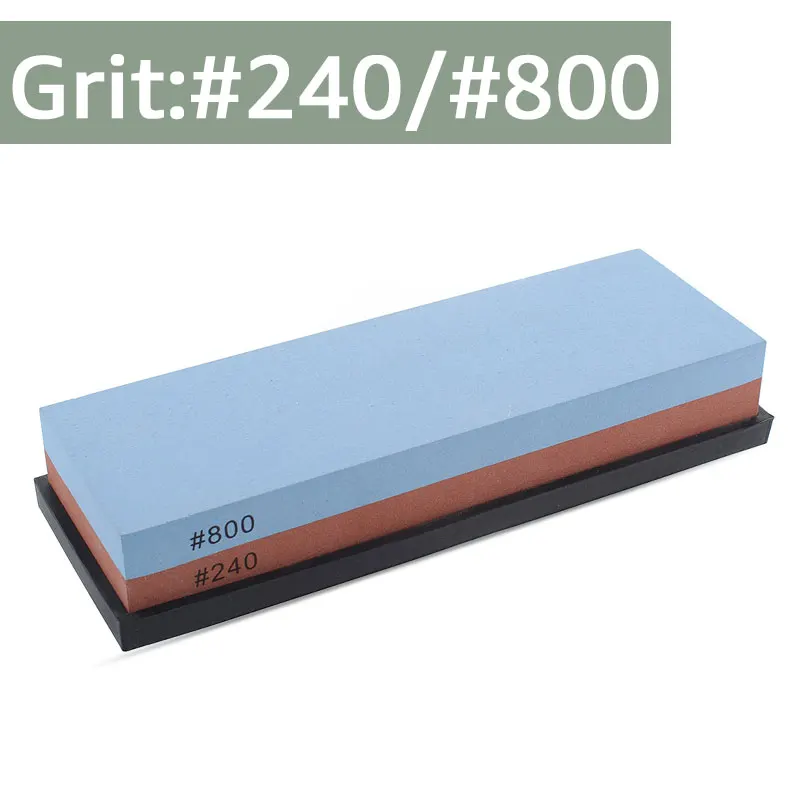 240 800 grit Ножей, точильный камень для заточки ножей камни точильный камень Системы вода камень хонинговальный Кухня инструмент 2-в-1 240 600 1000 3000 грит - Цвет: 240 800 grit
