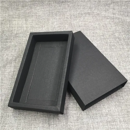 Black 50 шт./лот, 16,1x9,6x2,6 см, Ретро стиль, 3 цвета, кубовидный выдвижной ящик, бумажные коробки для куклы, губная помада, мыло, подарочная упаковка, коллекционная коробка - Цвет: Black