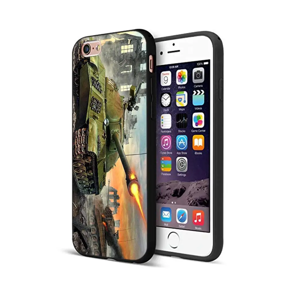 Черный ТПУ чехол для iphone 5 5s se 6 6s 7 8 plus x 10 силиконовый XR XS 11 pro MAX world of tanks | Мобильные