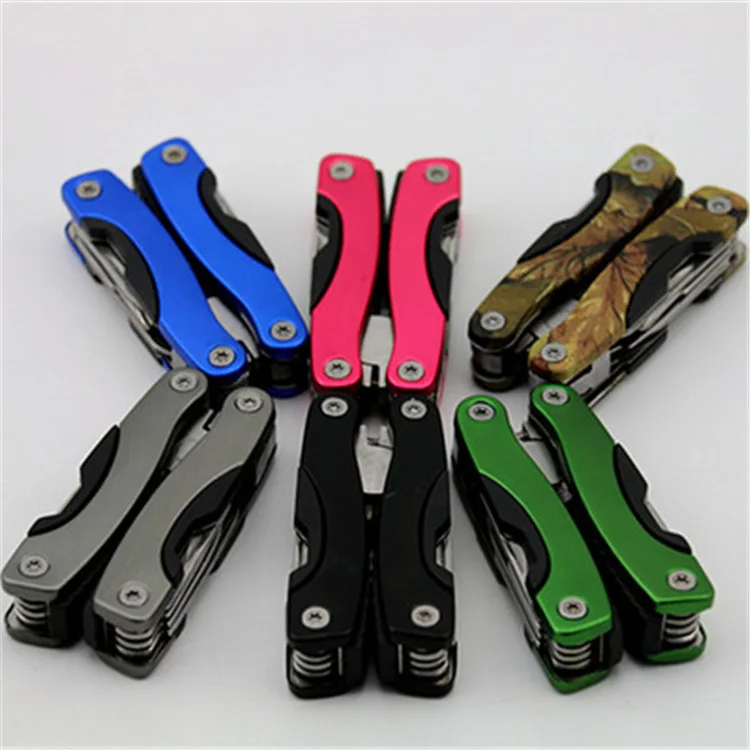 

Outdoor Mountain Camping Supplies Multifunctional Pliers AA3 Folding steel file knife Small Portable screwdriver bottle opener