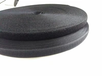 2rollsset 1 25cm25m sew on hook and loop straps for clothing black or white not self adhesive hook loop tape