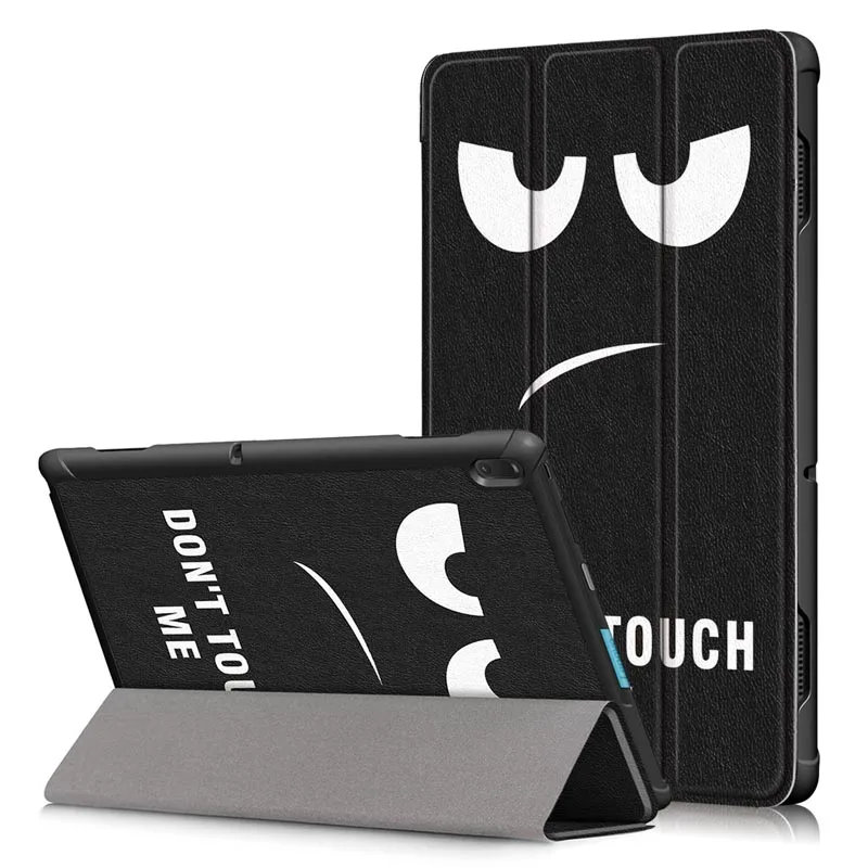 Touch Чехол для lenovo Tab E10 TB-X104F чехол с милым принтом трехслойный Магнитный чехол Tab E10 E 10X104 X104f Tablet release 10,1" - Цвет: Touch