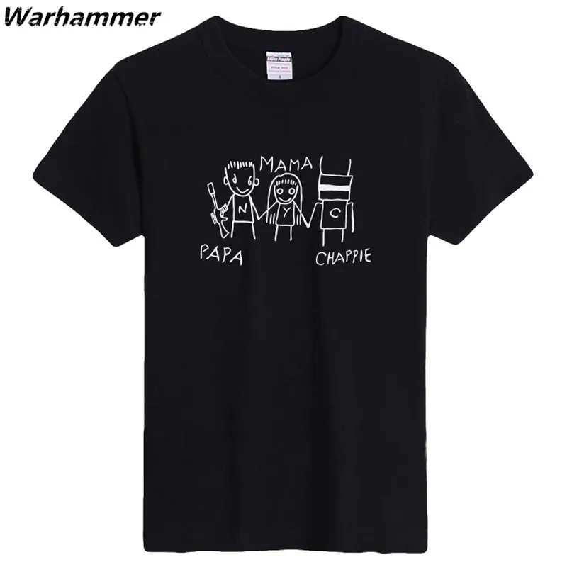Warhammer Мужская футболка восхитительная чаппи флок с принтом летняя коротким