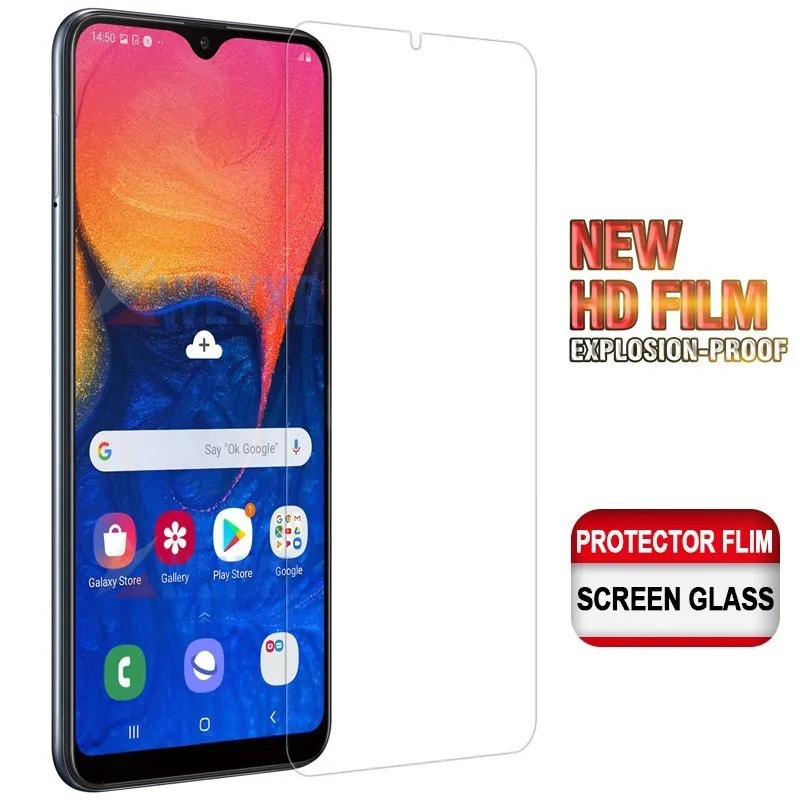 2.5D 9H Screen Protector Tempered Glass For Samsung Galaxy  A10 A20 A M 10 20 30 40 50 60 70 2019 J2Core J4Core J4 J6 Plus Cover