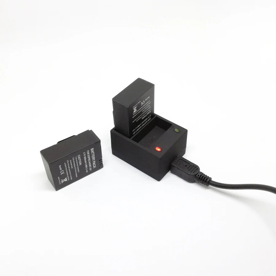 Аккумулятор Hero3 2x для Gopro 3 Hero аккумуляторы 7 В 2 зарядное устройство USB GoPro AHDBT302