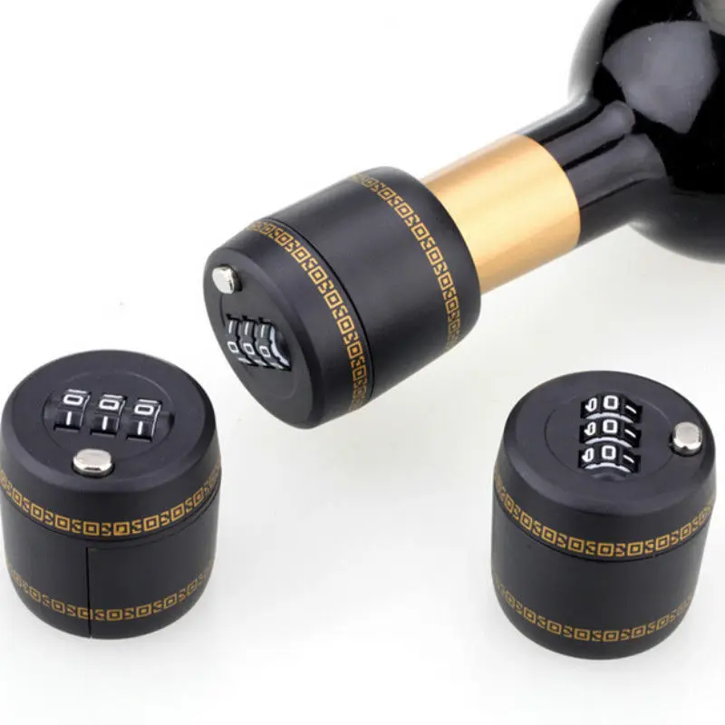 

Combination Lock for Wine Liquor Bottle Wine Whiskey Bottle Top Stopper Bottle Password Code Digital Lock
