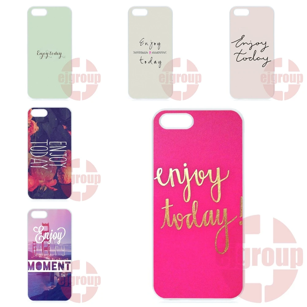 Наслаждайтесь Сегодня Золотые Слова Цитата Искусство Для Galaxy Core 4G Альфа Мега 2 6.3