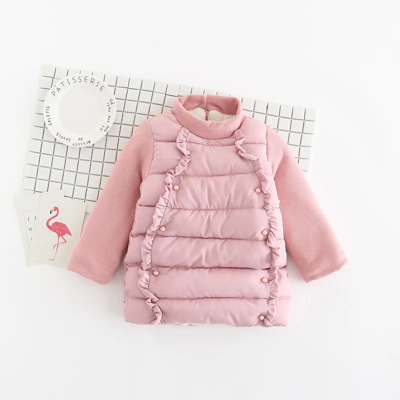 BibiCola/2018 г. Зимние новые модные свитер для девочки утолщаются Плюс бархат пуловер