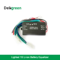 100pcs with led indicator battery equalizer 1s single cell li ion lifepo4 lto ncm polymer 18650 diy active bms battery balancer