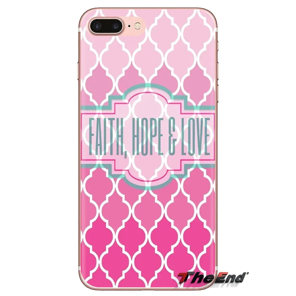 Faith Hope Love Transparent Soft Shell Covers For Samsung Galaxy J1 J2 J3 J4 J5 J6 J7 J8 Plus 2018 Prime 2015 2016 2017 |