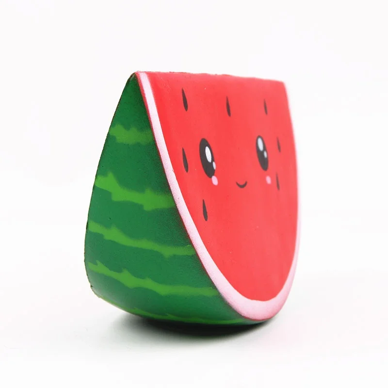 Kwaii Smiley Face Watermelon Squishy Slow Rising Jumbo Kawaii Smiling Kids Antistress Toy Fun Squeeze gifts | Игрушки и хобби