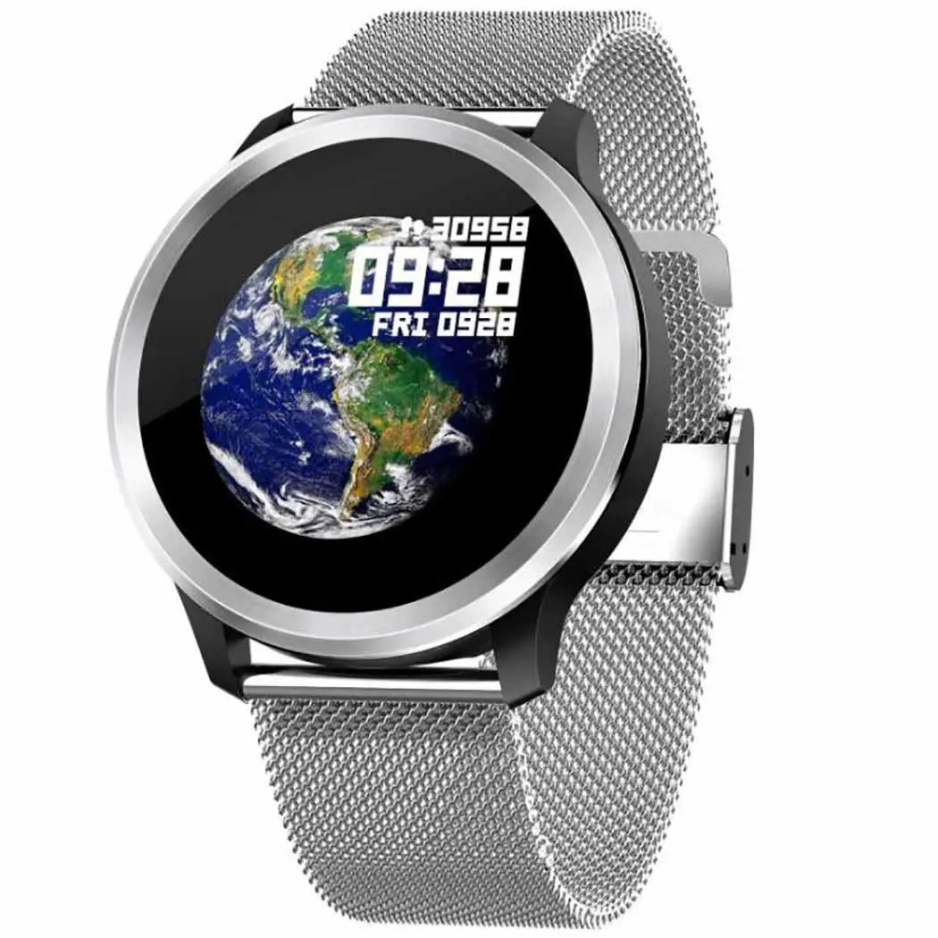 Смарт часы с сенсорным экраном шагомер кровяного давления фитнес упражнения