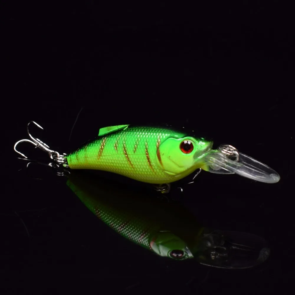 Плавающие Глубокий Дайвинг Crankbait Блесен 17 8 г/70 мм реалистичные воблеры с 6 # крючки