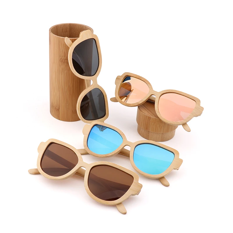 

New butterfly bamboo logo Sunglasses retro fashion trend men and women sunglasses TAC lens UV400 anti-glare Sunglasses