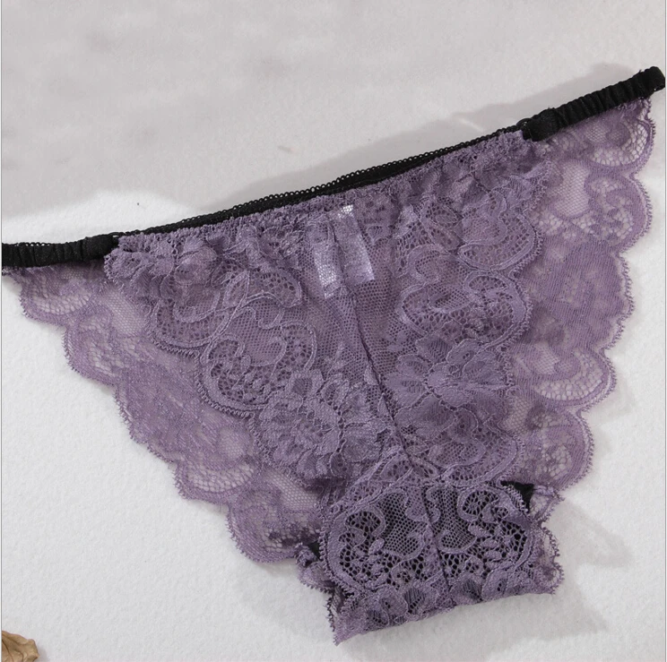 Кружевные трусики роскошные сексуальные высококачественные полупрозрачные