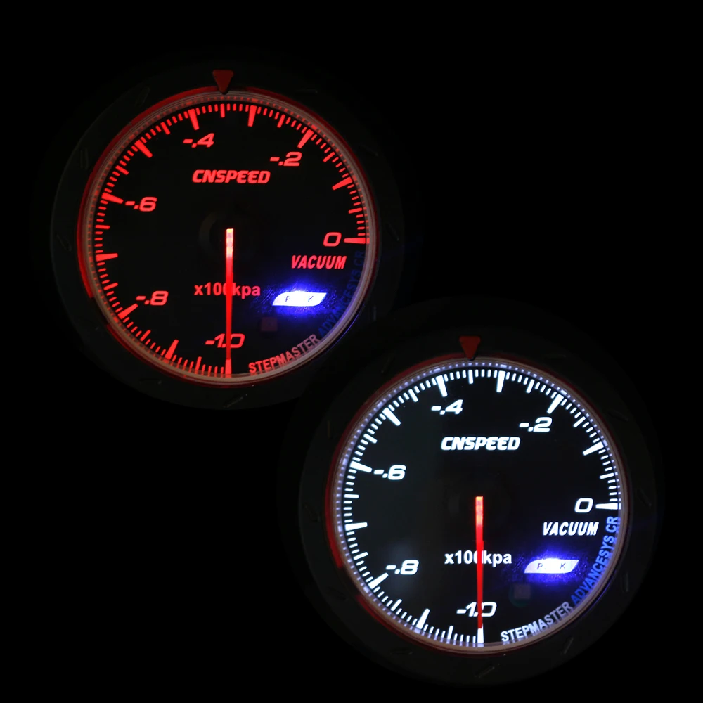 Бесплатная доставка CNSPEED 60 мм гоночный автоматический вакуумный измеритель
