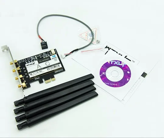 Новый Broadcom BCM94360CD 1900 Мбит/с 802.11AC PCi-E Экспресс WiFi адаптер PCI-E Wi Fi с Bluetooth 4 0 + * 6dBi