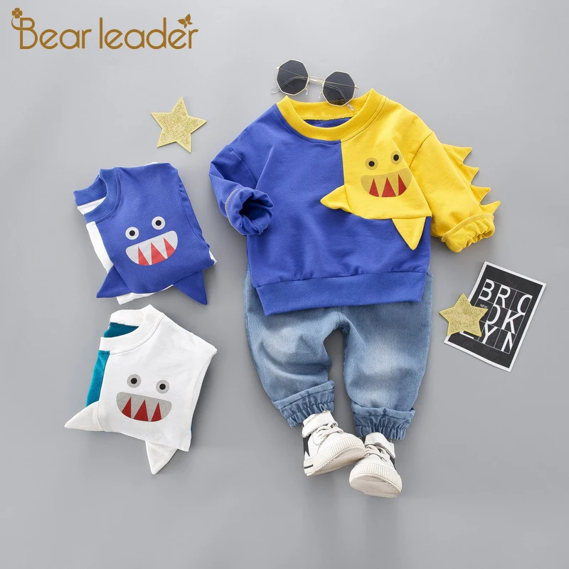 Одежда для малышей весенние модели 2019 года повседневный спортивный костюм с