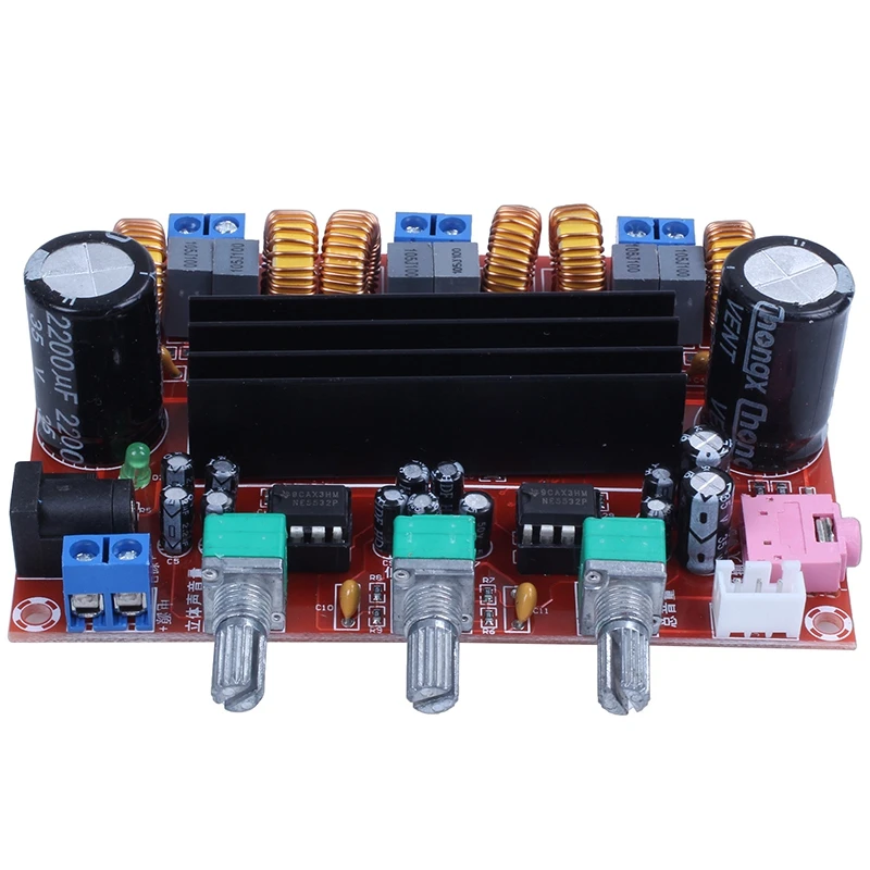 Плата усилителя TPA3116D2 50Wx2 + 100W 2 1 канальный цифровой сабвуфер Мощность 12 ~