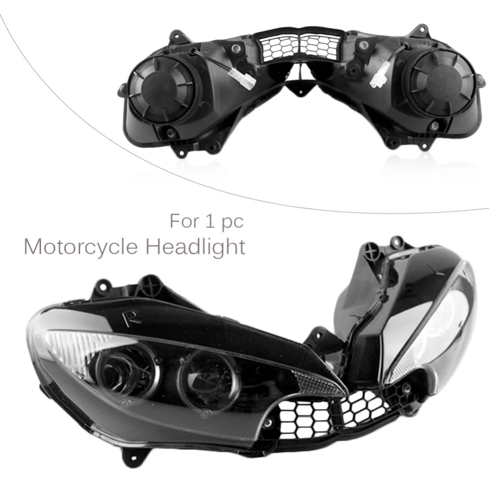 Фара для Yamaha YZF R6 2003 2004 2005 YZF-R6 03 04 05 прозрачный головной свет лампы черный цвет |