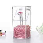 Модная прозрачная коробочка для макияжа жемчуга, чехол для хранения косметических кистей для макияжа, держатель для карандашей, губной помады, лака для ногтей, инструменты для макияжа, Органайзер