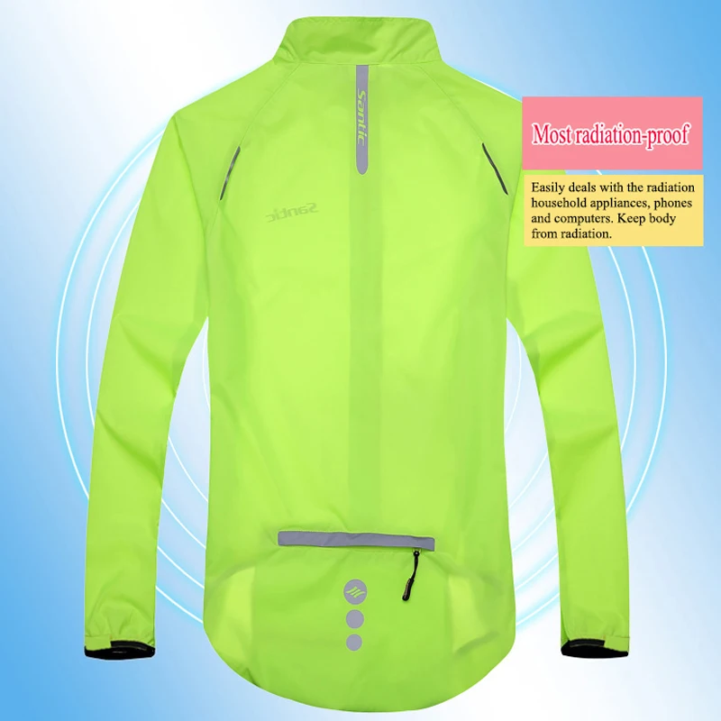 Мужская Складная Ультралегкая велосипедная куртка Santic водонепроницаемая