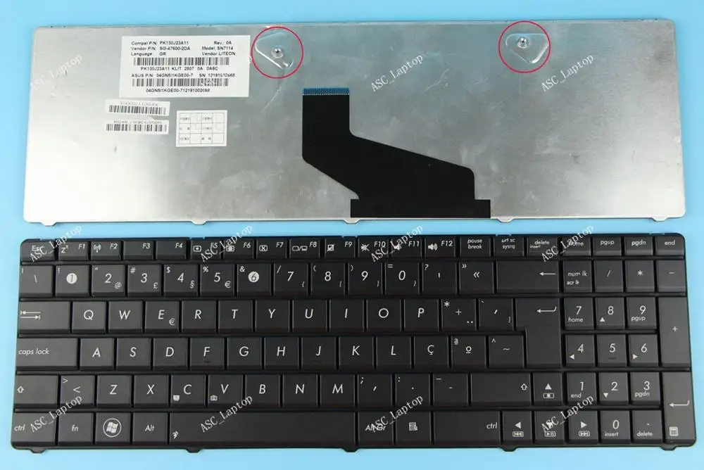 Новый PT португальский Teclado клавиатура для ASUS A53BE A53BR A53BY A53TA A53TK A53U A53Z Клавиатура
