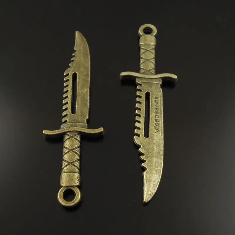 12 шт. горячая Распродажа милое античное бронзовое ожерелье из сплава подвеска