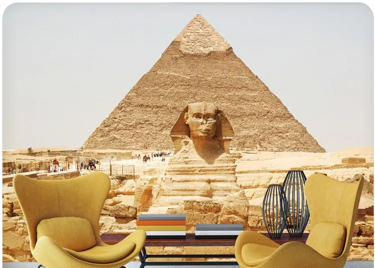 Пользовательские фото обои Египет росписи 3D стерео Европейский фон Гостиная |