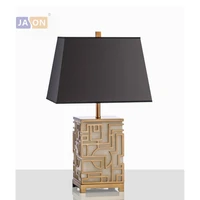 led e27 postmodern iron fabric marble gold black led lamp led light table lamp desk lamp led dest lamp for bedroom foyer