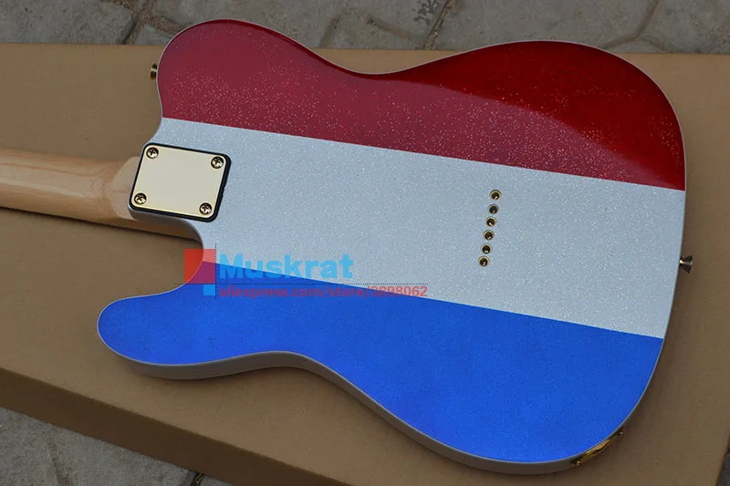 В наличии! Электрогитара цвет дерева TL Альдер корпус подается pick and bag 6 струн