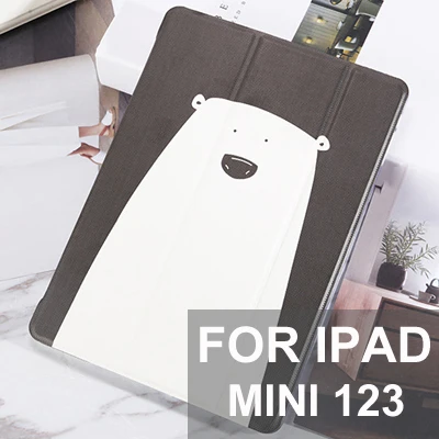 C2 For iPad mini 123 Чехол для нового iPad 9,7 дюймов Прекрасный морская выдра окрашенные Стенд задняя крышка для iPad 2/3/4 Mini 5 флип противоударный Fundas Capa - Цвет: C2 For iPad mini 123