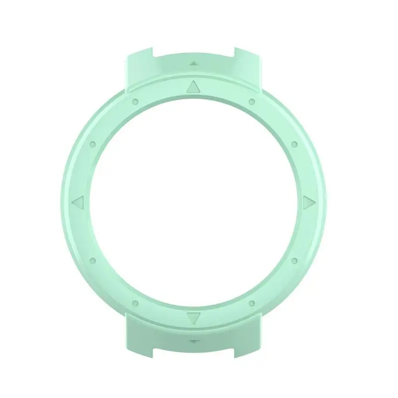 Light Green Защитный чехол с защитой от царапин, защитная рамка, Замена корпуса для Huami 3 Amazfit Verge Смарт-часы аксессуары - Цвет: Light Green