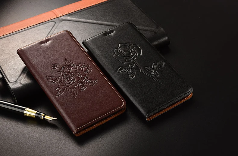 Для Doogee BL7000 Чехол Флип тисненая натуральная кожа Мягкий ТПУ задняя крышка для DOOGEE BL 7000 coque