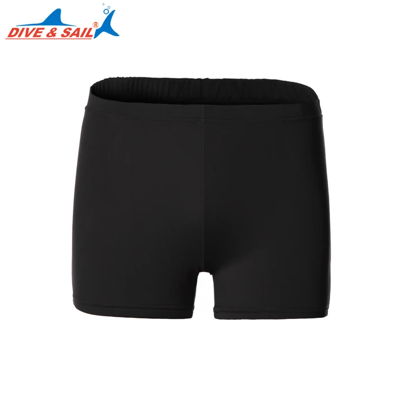 Мужские женские мужские бриджи облегающие брюки UPF 50 + капри черные Капри|swimwear