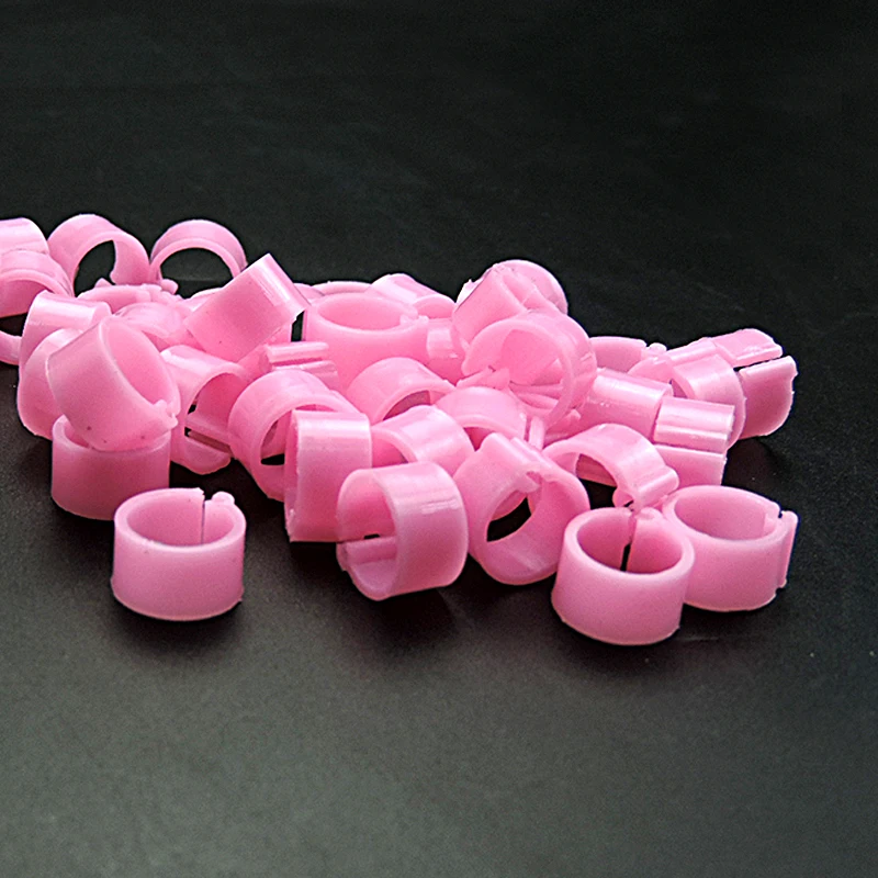 100 Pcs Pigeons Rings 8mm Bayonet Identification Ring Opening Pigeon Color Foot Supplies Bird Appliances | Дом и сад