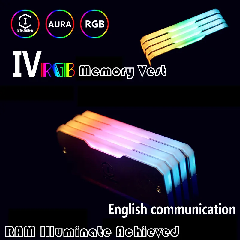 1 х RGB Оперативная память жилет памяти изменить Иллюзия 12 V 5 AURA синхронизации
