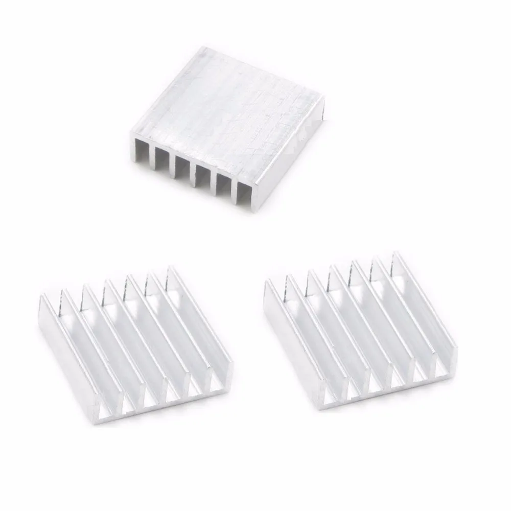 10 шт. DIY Высокое качество алюминиевый теплоотвод 14x14x6 мм для LED Power Memory Chip IC|sink|sink