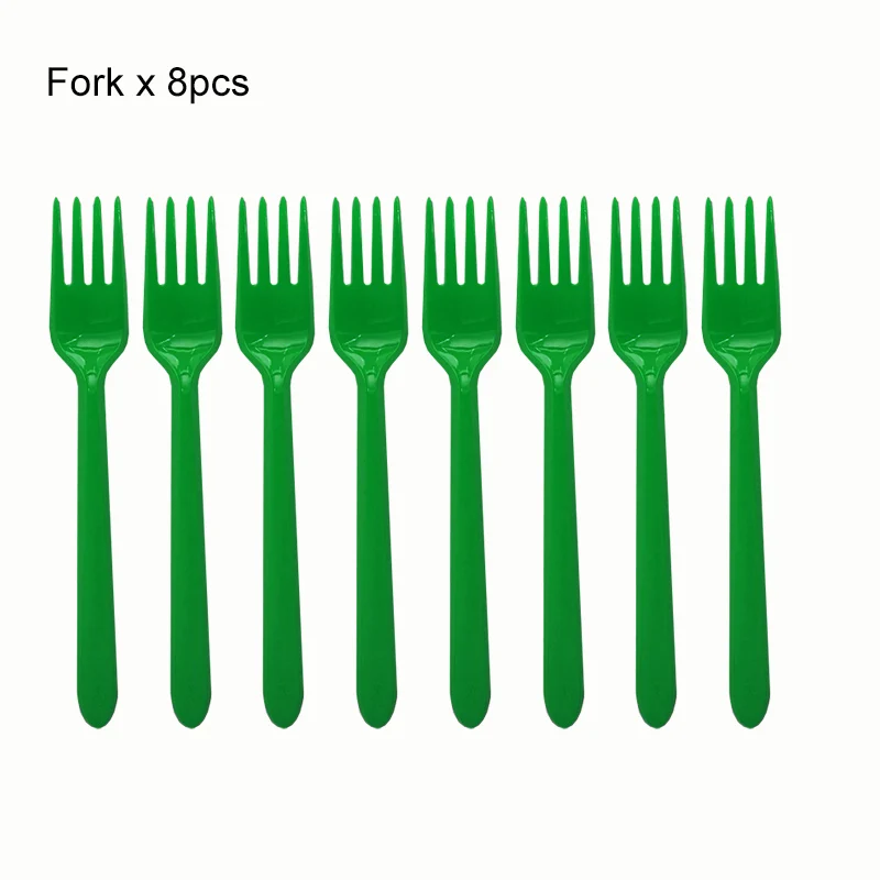 Green-Fork Тематическая вечеринка на день рождения в джунглях сафари сувениры в виде животных из мультфильмов детские вечерние наборы для душа украшения для детей Товары для вечеринок на день рождения - Цвет: Green-Fork