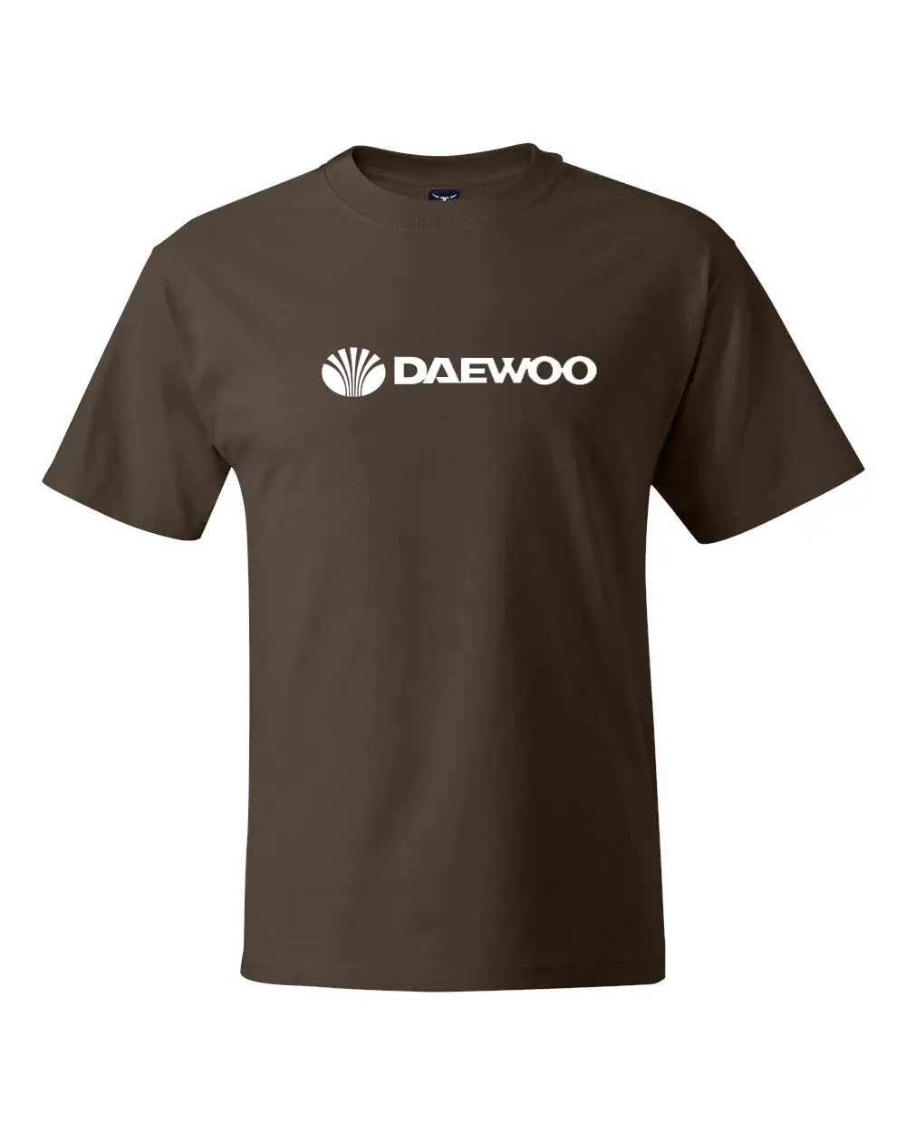 Футболка с логотипом Daewoo Motors футболки автомобилем модные новые круглым вырезом