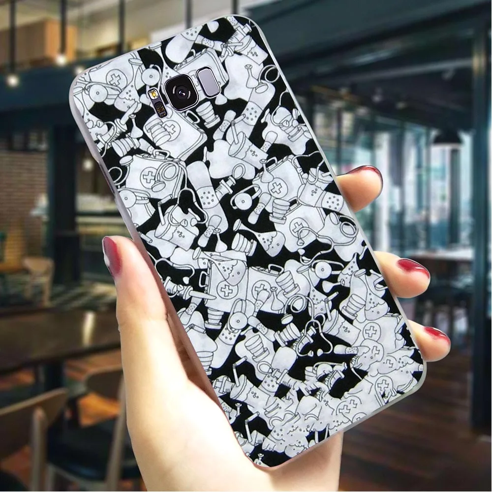 K0514305 Жесткий чехол для Galaxy A3 изящный медсестер на среднем вещи чехол для samsung A5 крышка A3 A6 плюс A7 A8 A9 A10 A20 A30 A40 A50 A70 сзади - Цвет: K0514305