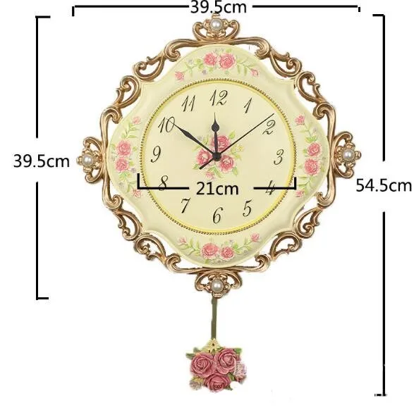 Часы с маятником для гостиной розовые и светло желтые настенные часы|watch clock|watch