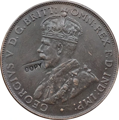 Australia Double face One Penny Coin Copy 100% coper | Дом и сад