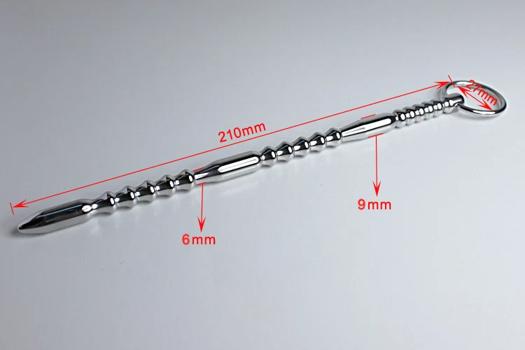 Лидер продаж! 210 мм уретральная заглушка из нержавеющей стали расширитель для