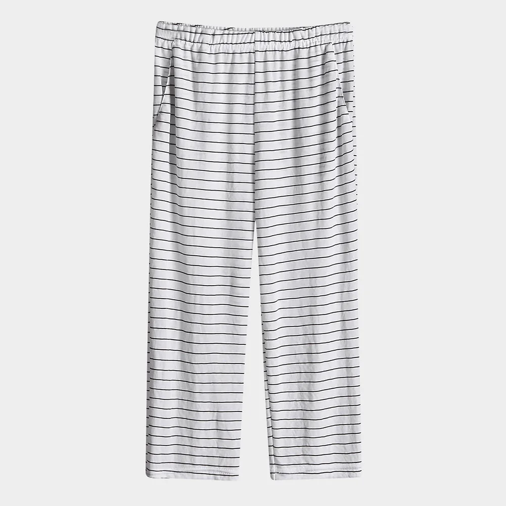 Pants-White DANALA 5 цветов брюки для сна для женщин Vogue удобные повседневные эластичные леггинсы Женская высокая талия домашняя одежда - Цвет: Pants-White