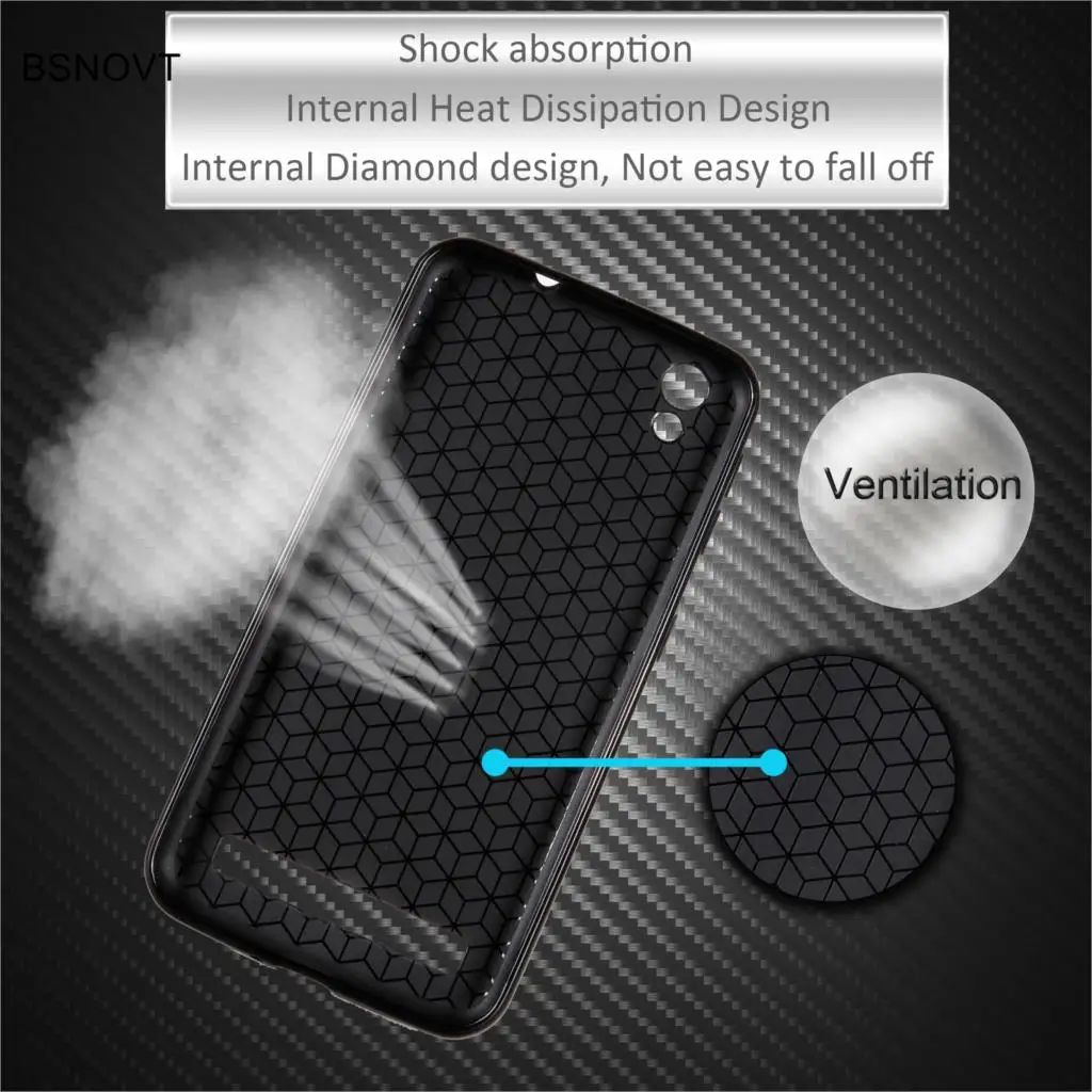 sFor VESTEL V3 5010 Case Shockproof Soft Carbon fiber Slim TPU Phone For Cover Fundas 5.0&quot |