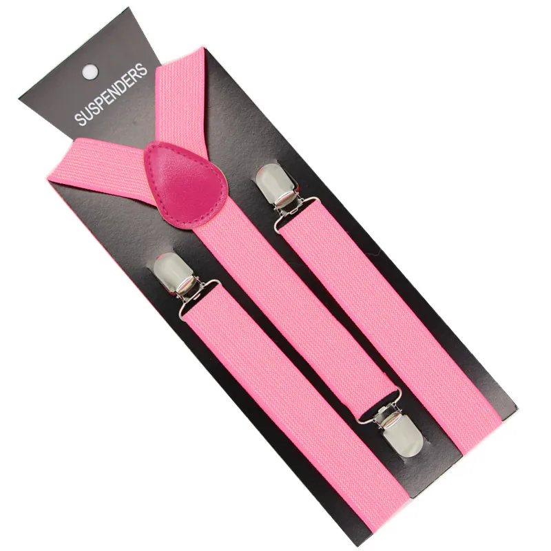 1 ШТ. Новые Дети Unisex зажимного Типа Подтяжки Металлик Упругой Y формы